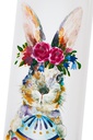 Easter Bunny with Egg and Flowers