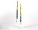 The Artist's Garden at Saint-Clair, Henri-Edmond Cross - Set of  2 Taper Candles