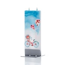 Valentine Bike With Heart Balloons Candle