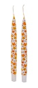 Fall Leaves - Set of  2 Taper Candles